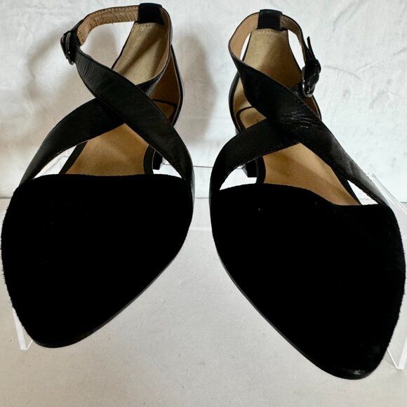 Naturalizer Women's Black Blakely Sandals Size 8.5 Ankle Strap 1" Block Heel Buc - Picture 13 of 13